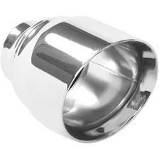 4.5in. Round Polished Exhaust Tip image 1
