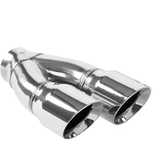 3in. Round Polished Exhaust Tip image 1