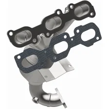 Rear OEM Grade Federal / EPA Compliant Direct-Fit Manifold Catalytic Converter image 2