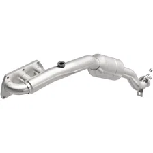 Rear Left 2005-2009 Audi A8 Quattro 6.0L OEM Grade Federal / EPA Compliant Direct-Fit Manifold Catalytic Converter image 1