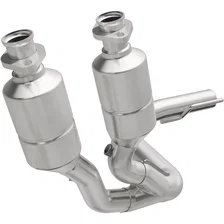 Front 2001-2004 Jeep Grand Cherokee 4.0L California Grade CARB Compliant Direct-Fit Catalytic Converter image 1