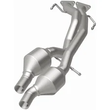 Rear 2007-2009 Audi Q7 3.6L | 2007-2009 Volkswagen Touareg 3.6L California Grade CARB Compliant Direct-Fit Catalytic Converter image 3