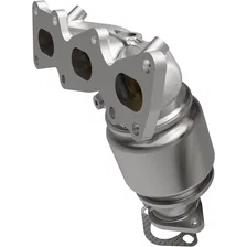 Front 2008-2010 Hyundai Sonata 3.3L | 2009 Hyundai Azera 3.3L California Grade CARB Compliant Direct-Fit Manifold Catalytic Converter image 1