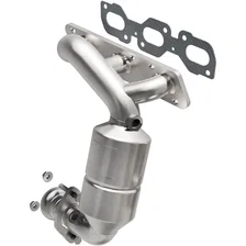 Front OEM Grade Federal / EPA Compliant Direct-Fit Manifold Catalytic Converter image 1