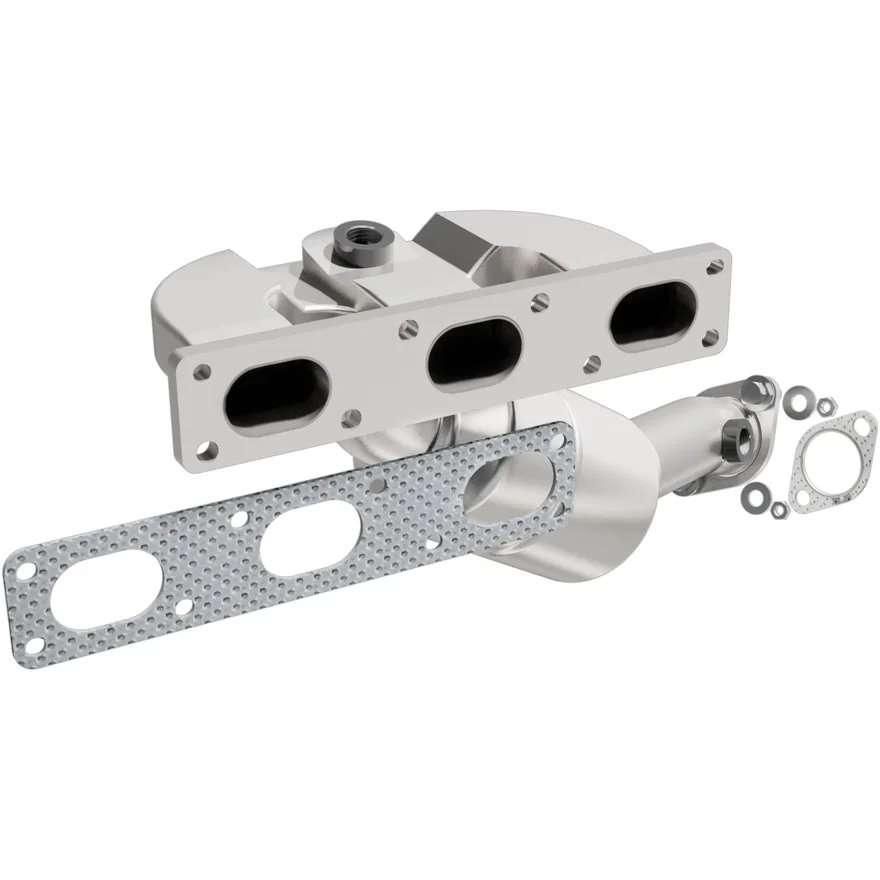 Rear 2001-2003 BMW 525i 2.5L | 2001-2003 BMW 530i 3.0L California Grade CARB Compliant Direct-Fit Manifold Catalytic Converter