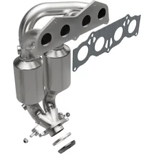 Front 2001-2003 Toyota RAV4 2.0L California Grade CARB Compliant Direct-Fit Manifold Catalytic Converter image 1