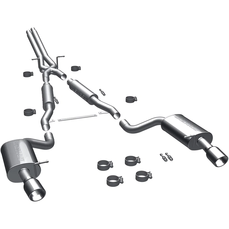 2000-2004 Audi A6 Quattro 2.7L Touring Series Cat-Back Performance Exhaust System