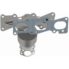 Front 2007-2009 Hyundai Santa Fe 3.3L | 2007-2012 Hyundai Veracruz 3.8L OEM Grade Federal / EPA Compliant Direct-Fit Manifold Catalytic Converter image 4