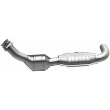 Left 2001 Ford F-150 4.2L California Grade CARB Compliant Direct-Fit Catalytic Converter image 4