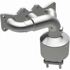 Front 1995-2002 Mazda Millenia 2.3L California Grade CARB Compliant Direct-Fit Manifold Catalytic Converter image 2