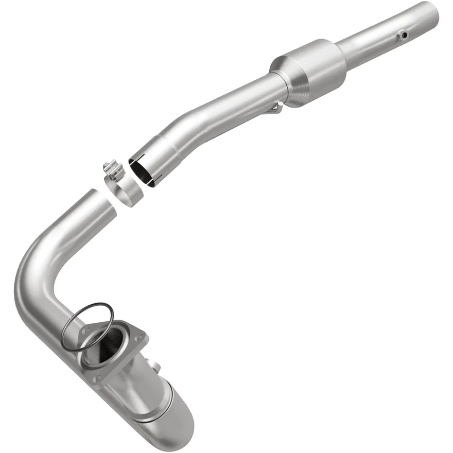 Left California Grade CARB Compliant Direct-Fit Catalytic Converter