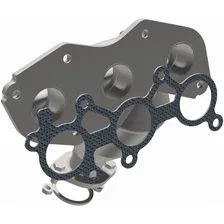 Rear HM Grade Federal / EPA Compliant Direct-Fit Manifold Catalytic Converter image 2