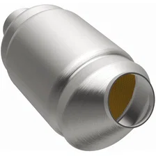 Left Standard Grade Federal / EPA Compliant Universal Catalytic Converter image 2
