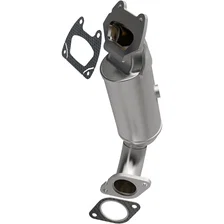 Rear California Grade CARB Compliant Direct-Fit Manifold Catalytic Converter image 1