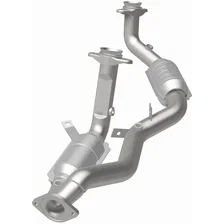 Front 1996-1999 Ford Taurus 3.4L California Grade CARB Compliant Direct-Fit Catalytic Converter image 3