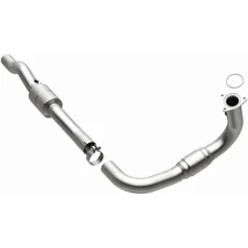 Left 2001-2002 Chevrolet Silverado 2500 HD 8.1L | 2001-2002 GMC Sierra 2500 HD 8.1L HM Grade Federal / EPA Compliant Direct-Fit Catalytic Converter image 2