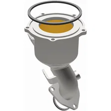 Front 1996-1998 Toyota RAV4 2.0L California Grade CARB Compliant Direct-Fit Catalytic Converter image 2