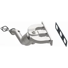 Front 2004-2005 BMW 525i 2.5L | 2004-2005 BMW 530i 3.0L California Grade CARB Compliant Direct-Fit Manifold Catalytic Converter image 2