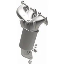Front OEM Grade Federal / EPA Compliant Direct-Fit Manifold Catalytic Converter image 2