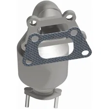 Front 2010-2011 Chevrolet Equinox 3.0L | 2010-2011 GMC Terrain 3.0L OEM Grade Federal / EPA Compliant Direct-Fit Manifold Catalytic Converter image 4