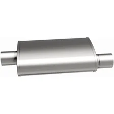 5 X 8in. Oval Straight-Through Performance Exhaust Muffler image 4