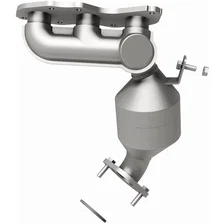 Front 2008-2013 Toyota Highlander 3.5L | 2007-2011 Toyota Sienna 3.5L OEM Grade Federal / EPA Compliant Direct-Fit Manifold Catalytic Converter image 3