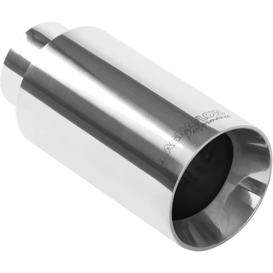 3.5in. Round Polished Exhaust Tip