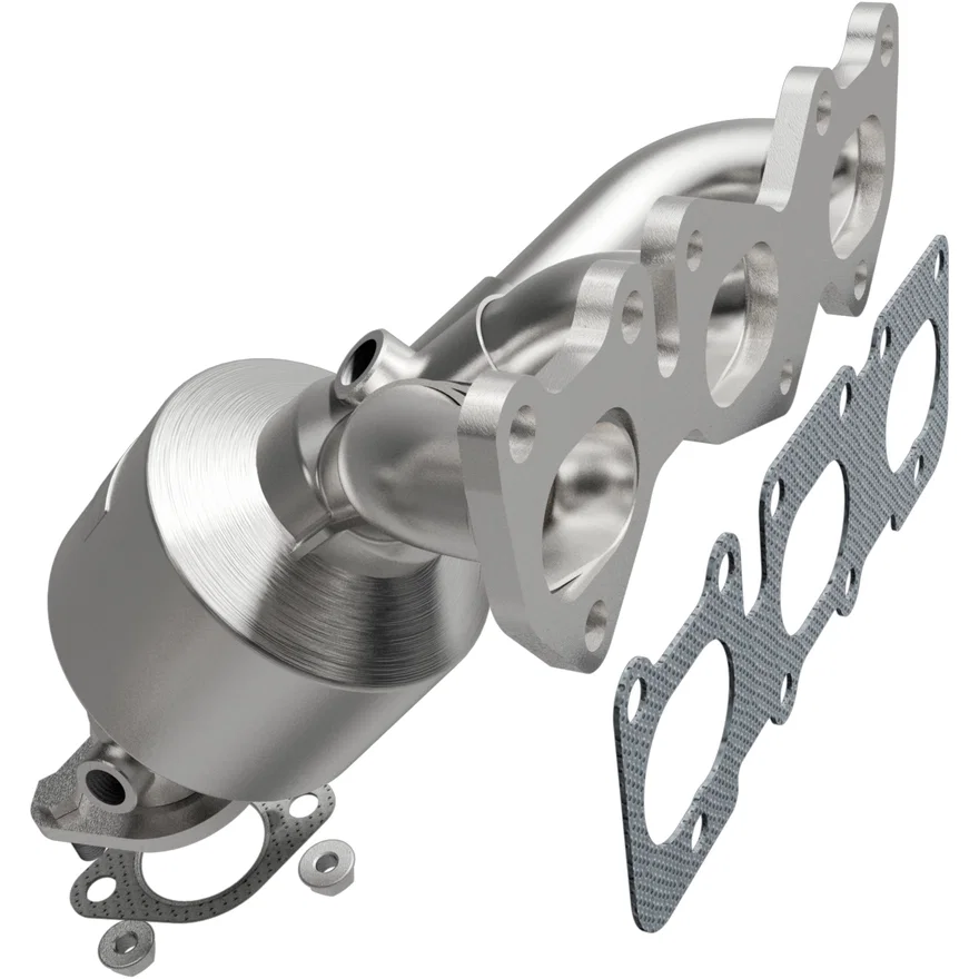 Rear 2007-2009 Hyundai Santa Fe 3.3L | 2007-2012 Hyundai Veracruz 3.8L OEM Grade Federal / EPA Compliant Direct-Fit Manifold Catalytic Converter