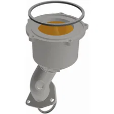 Front 1996-1998 Toyota RAV4 2.0L California Grade CARB Compliant Direct-Fit Catalytic Converter image 4