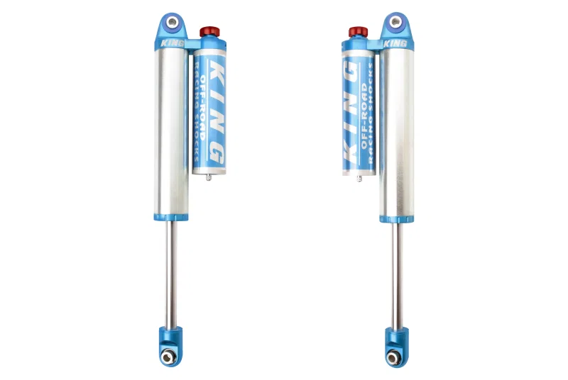 King Shocks 25001-201A, 00-10 Chevrolet Silverado 2500/3500/HD Rear 2.5 Dia Piggyback Res Shock w/Adj (Pair)