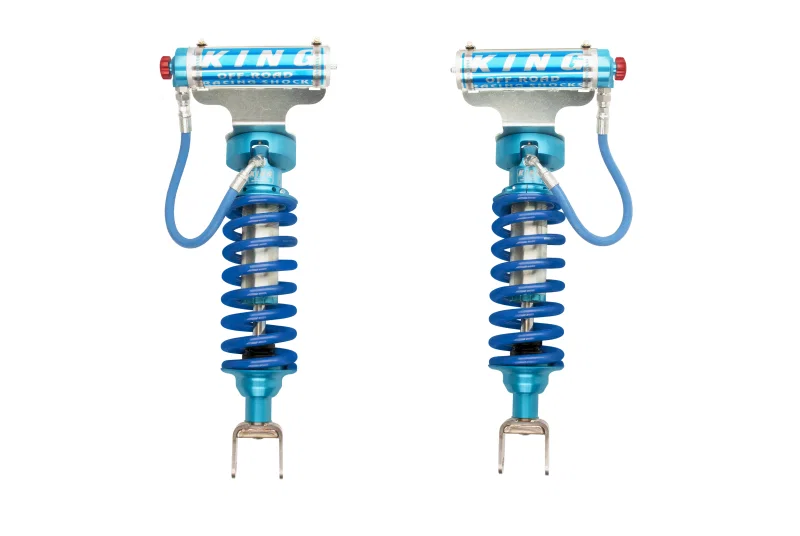 King Shocks 25001-207A, 09-18 Ram 1500 4WD Front 2.5 Dia Remote Reservoir Coilover w/Adjuster (Pair)