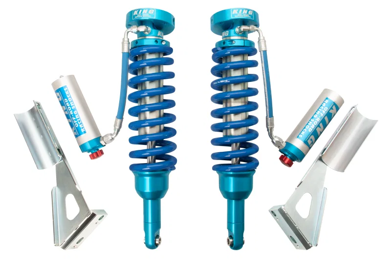 King Shocks 25001-261A, 03-09 Toyota Land Cruiser 120 Front 2.5 Dia Remote Res Coilover w/Adjuster (Pair)