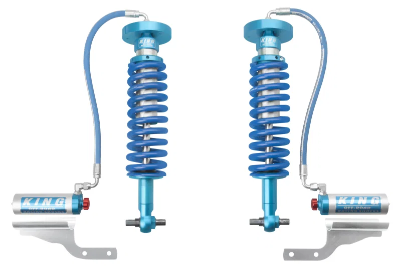 King Shocks 25001-367A, 2015+ Ford F150 4WD Front 2.5 Dia Remote Reservoir Coilover w/Adjuster (Pair)