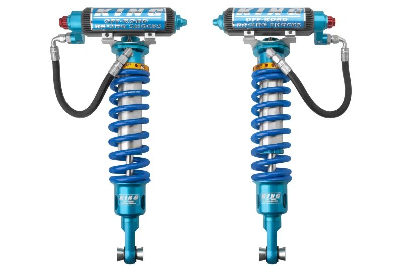 King Shocks 33700-391A, 2021+ RAM 1500 TRX Front 3.0 Dia Remote Perf Fin Res Coilover w/Adj/Int Bypass (Pair)