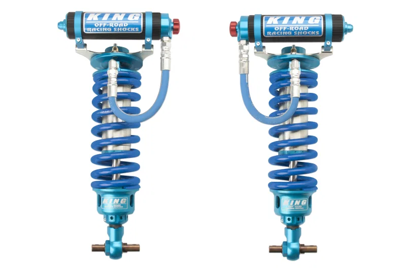 King Shocks 33001-201A, 07-18 Chevrolet Avalanche Front Stg 3 Race Kit 3.0 Dia Remote Res Coilover w/Adj (Pair)