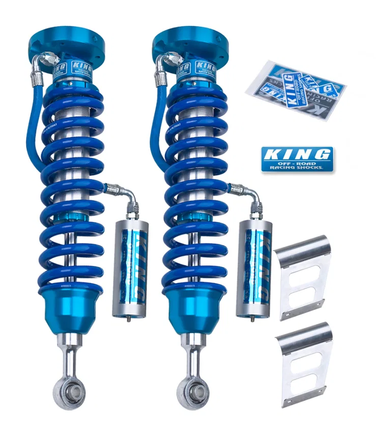 King Shocks 25001-143, 2007+ Toyota Tundra 2.5 Dia Front Coilover w/Remote Reservoir (Pair)