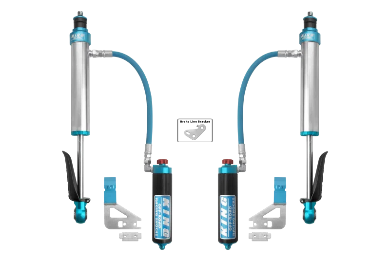 King Shocks 25001-397A, 2022+ Toyota Tundra Rear 2.5 Dia Remote Reservoir Coilover & Adjuster (Pair)