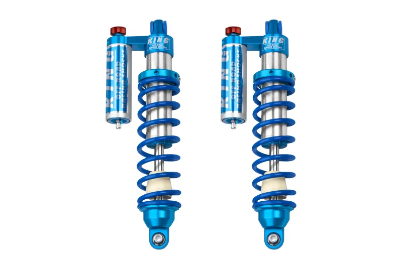 King Shocks 20001-193A, Yamaha Rhino Rear 2.0 Piggyback Coilover Shocks w/ Adjuster (Standard)