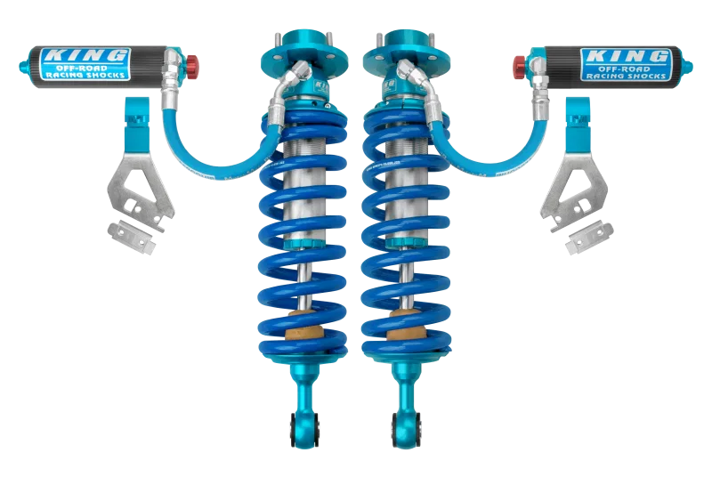 King Shocks 25001-396A, 2022+ Toyota Tundra Front 2.5 Dia w/ Remote Reservoir Coilover & Adjuster (Pair)