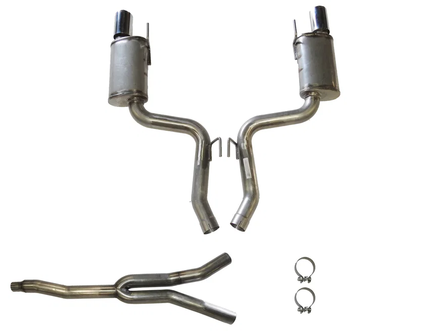 Cat Back Exhaust 2015-2021 Ford Mustang Eco Boost 2.3L 409SS Dual Rear