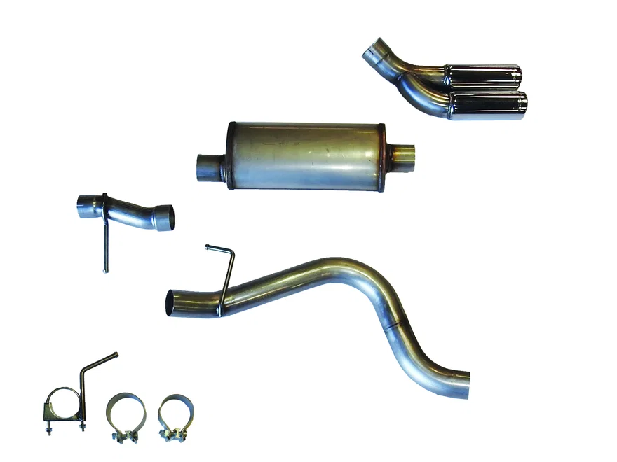 Cat Back Exhaust 2019-2021 Ford Ranger 2.3L 409SS Pass Side Dual