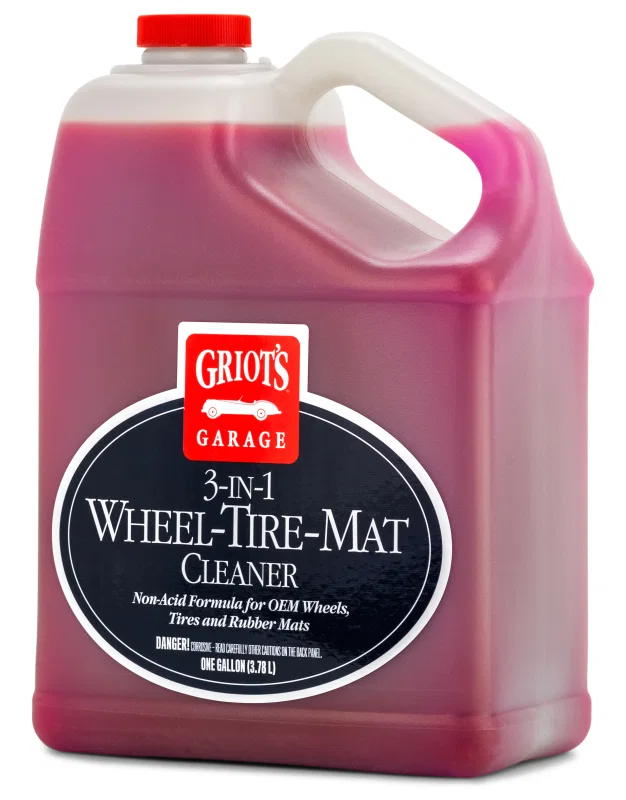 Griots Garage 10838, 3-in-1 Wheel-Tire-Mat Cleaner - 1 Gallon