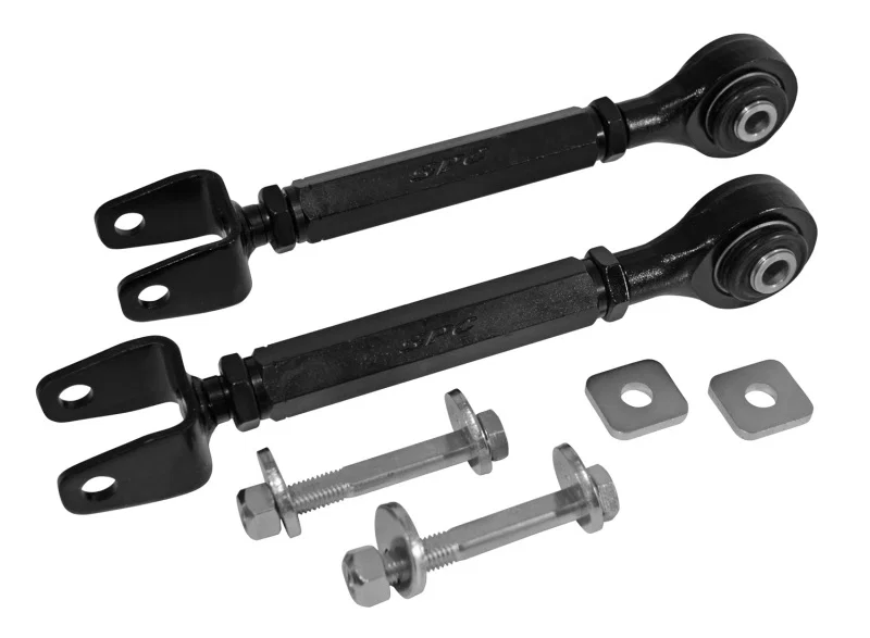 SPC Performance 72052, 03-08 Nissan 350Z/03-07 Infiniti G35 Rear Adjstbl Camber Arms w/Toe Cams&Lock Plates