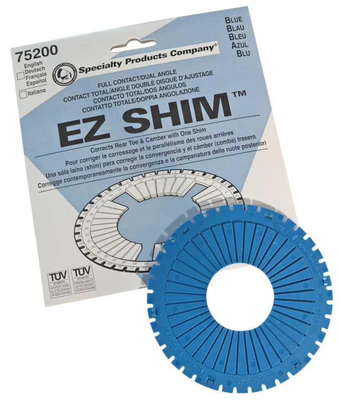 SPC Performance 75200, EZ Shim Dual Angle Camber/Toe Shim (Blue)