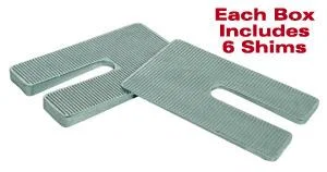SPC Performance 10633, ZINC SHIMS 3.5x6.25x2.0 deg.
