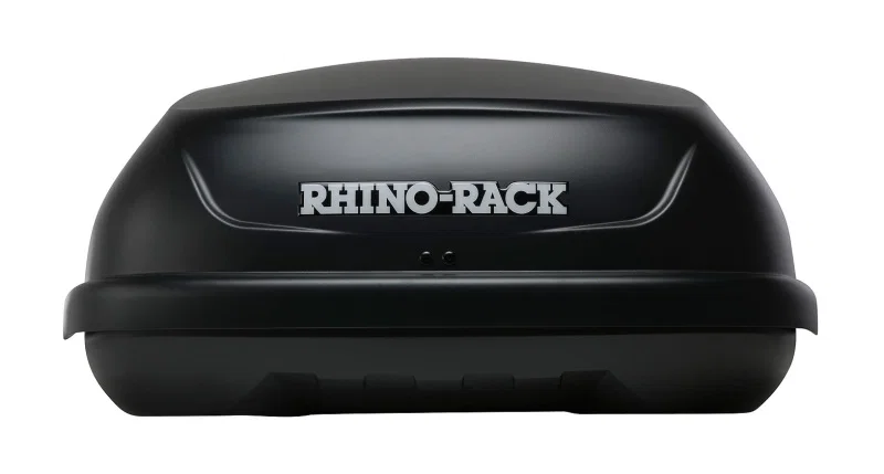 Rhino-Rack RMFT530A, Masterfit 530L Cargo Roof Box w/ 3 Load Securing Straps - Black