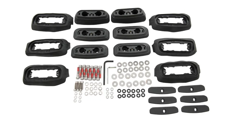 Rhino-Rack RCP23-BK, 10-21 Toyota Land Cruiser Prado RCP Base Kit - 6 pcs