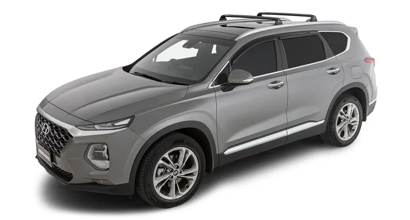 Rhino-Rack RVP85, 19-22 Hyundai Santa Fe TM 5 Door SUV w/Flush Rails Vortex RVP 2 Bar Roof Rack - Black