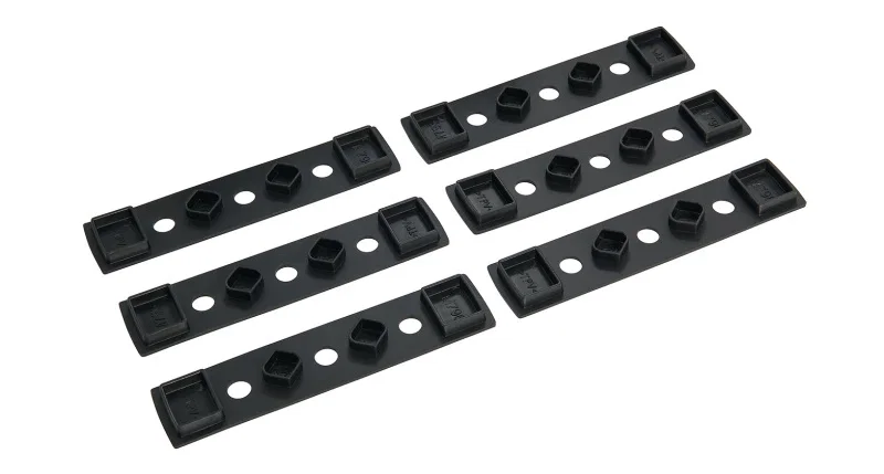 Rhino-Rack QMFK05, Quick Mount Rubber Base for RLT600 Legs - 6 pcs for Jeep Wrangler