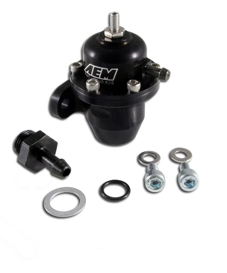 AEM Electronics 25-300BK, Adjustable Fuel Pressure Regulator